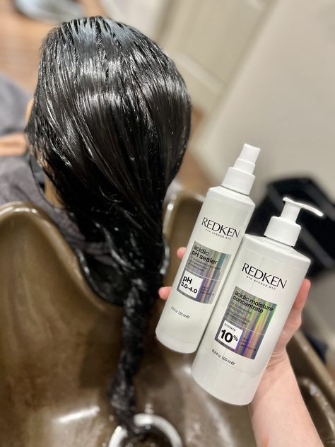 Redken Acidic Bonding Concentrate is the must-have system for moisturizing and repairing all types of damaged hair. Redken Acidic Bonding Concentrate, Redken Acidic Bonding, Acidic Bonding Concentrate, Fake Makeup, Teeth Whitening Remedies, Fav Products, Hair Protein, Boring Hair, Citric Acid