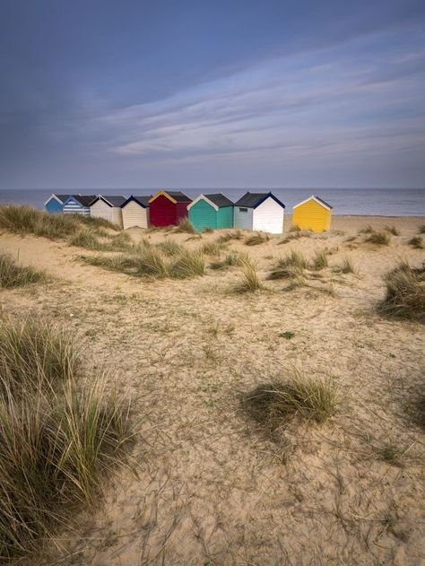 England Travel Inspiration - Southwold, Suffolk. Southwold Suffolk, English Beach, Ocean Shores, East Anglia, Commonplace Book, Beach Huts, Seaside Beach, Beach Hut, Draw On Photos