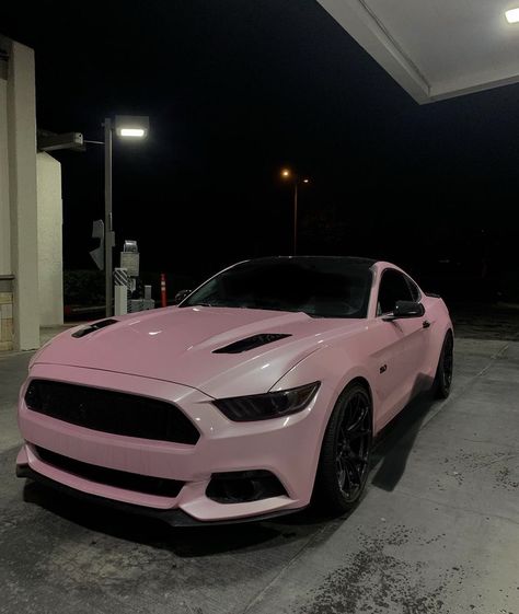 Doge Demon, Car Couple Aesthetic, Pink Camaro, Pink Mustang, Most Luxurious Car, Estilo Blair Waldorf, Aesthetic Cars, Pimped Out Cars, Girly Car