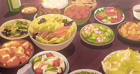 Food Banner, Cute Food Art, Anime Gifs, Illustration Food, Food Illustrations, Pretty Food, Cute Food, Aesthetic Food, Food Pictures