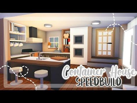 adopt me container house *not mine* Adopt Me Roblox House Ideas Container House, Adopt Me Container House Ideas, Adopt Me Kitchen Ideas Aesthetic, Adopt Me Restaurant Ideas, Adopt Me Decorating Ideas, Adopt Me Kitchen Ideas, Gaming Interior, Adopt Me Small House Ideas, Roblox Design