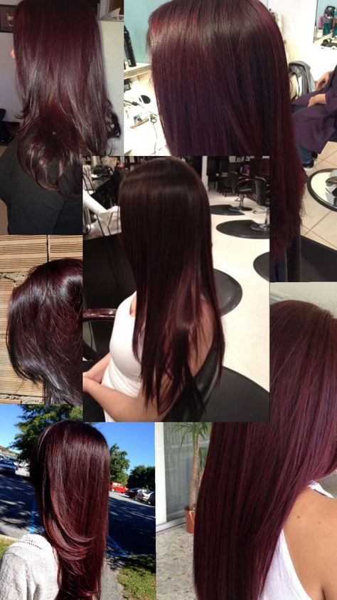 Cherry Red Hair, Hair Dyed, Dark Red Hair, Hair Colours, Dream Hair, Cherry Red, Dark Red, Dyed Hair, Hair Inspo