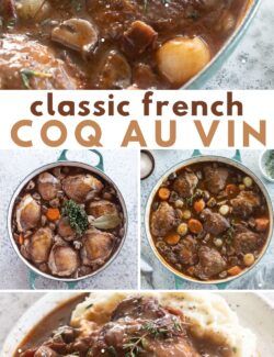 Coco Vin Recipe, French Stew, Coq Au Vin Recipe, Stew Chicken, Pearl Onions, Red Wine Sauce, French Recipes, Ethnic Food, Recipes Casserole