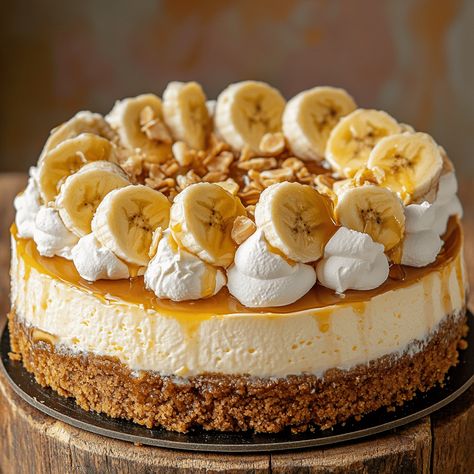 Banana Cream Cheesecake