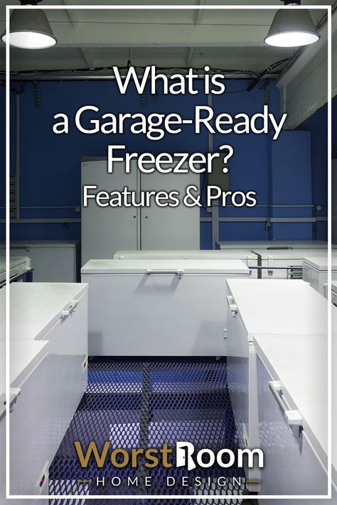 What is a Garage-Ready Freezer? Features & Pros Garage Freezer, Drop Zone, Upright Freezer, Kitchen Ware, Garage Design, Fridge Freezers, Home Gym, Refrigerator, The Kitchen