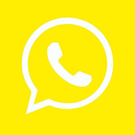 Whatsapp Yellow Icon, Yellow Icons For Apps, Whatsapp Widget, Yellow App Icon, Icon Menu, Tumblr Yellow, Christian Background Images, Yellow Icon, Whatsapp Logo