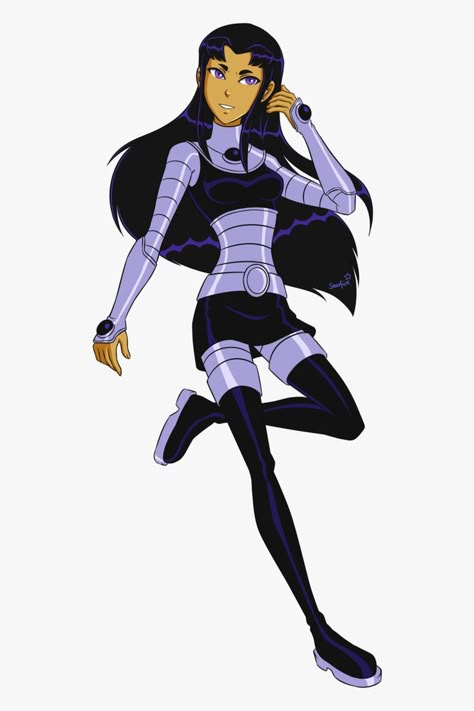 Teen Titans Blackfire, Teen Titans Fanart, Disney Emoji, Teen Titan, Female Superhero, Superhero Wallpaper, Dc Comics Characters, Black Fire, Teen Titans Go