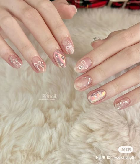 Short Japanese Nails, Rosé Nails Blackpink, Unique Nail Art, Cnd Nails, Color For Nails, Hello Nails, Cute Simple Nails, Beauty Nails Design, 4th Of July Nails