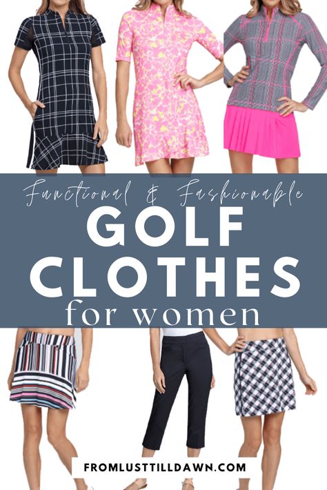 Looking for golf attire that's both functional and fashionable? Here's my suggestions for women's golf attire here, which includes dresses, pants and more! PIN FOR LATER #golfoutfit #golfattire #golfclothes #golfdress #golfpants #golftops #golfskirts #womensgolfoutfits #womensgolfattire #womensgolftclothes #womensgolffashion #womensgolfapparel Golf Attire Women, Golf Event, Golf Clothes, Womens Golf Fashion, Womens Golf Shirts, Dresses With Pockets, Golf Dresses, Golf Attire, Golf Wear