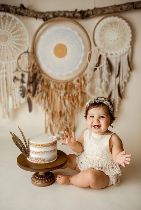 Cake Smash Outfits – Reverie Threads Simple Baby Birthday, Southwest Boho, Boho Cake, Smash Cake Girl, Boho Romper, Boho Theme, Cake Smash Outfit, Cake Smash Photos, 1st Birthday Outfits