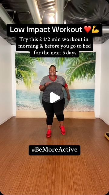 T-Will on Instagram: "Try this two and a half minute workout before you go to bed and when you get up in the morning, for the next five days.  #thickchickfitness #lowimpactfitness #exerciseforbeginners #plussizeexercises #lowimpactworkout #getactive #bemoreactive" Short Morning Workout, 5 Minute Morning Workout, Exercise For Plus Size Beginners, 5 Minute Workout Mornings, 5 Minute Yoga Morning, 7 Minute S.i.t Workout, Quick Morning Workout, Good Mornings Exercise, Yoga For Beginners: 5 Min Morning Routine