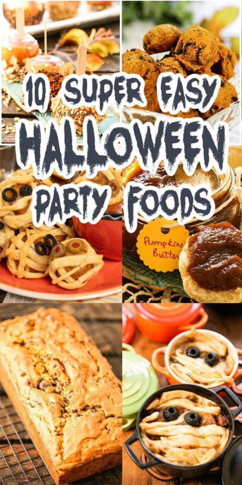 Halloween Party Food Meatballs, Halloween Food For Dinner, Halloween Pot Luck Dishes For A Crowd, Meatballs For Halloween Party, Easy Halloween Pot Luck Ideas, Pillsbury Halloween Recipes, Easy Halloween Foods For Party, Yummy Halloween Appetizers, Halloween Make Ahead Food