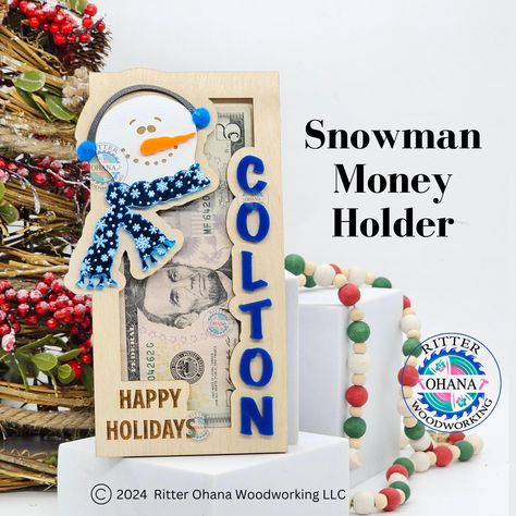 DIY Christmas money holder