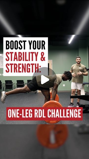 Perform Better on Instagram: "Unlock Athletic Power with the Barbell One-Leg RDL!

Also known as the single-leg deadlift, it’s perfect for those ready to level up from kettlebells and dumbbells.

This variation focuses on posterior chain development, enhancing hamstring and glute strength, plus boosting single-leg stability.

Remember, form is key: aim for a straight line from head to heel and a soft knee bend as you lower." Posterior Chain, Single Leg Deadlift, Straight Line, Kettlebell, Strength Training, Level Up, Bend, Key, Chain