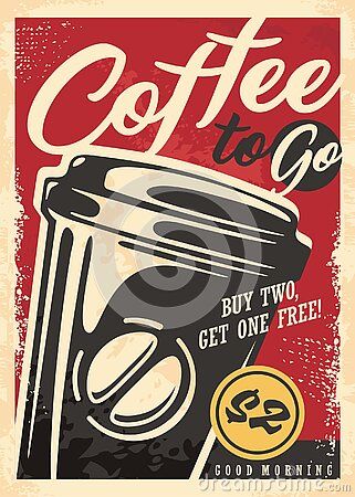 Plastic Coffee Cup, Vintage Coffee Poster, Layout Illustration, Coffee Tattoos, Paper Layout, Vintage Illustration Art, Bar Vintage, Coffee Shop Aesthetic, Coffee Poster