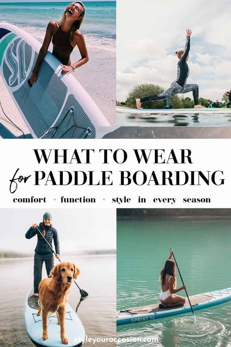 Paddleboarding Aesthetic, What To Wear Kayaking, Paddle Boarding Outfit, Best Paddle Boards, Kayaking Outfit, Beach Kayak, Paddle Board Yoga, Sup Paddle Board, Cold Lake