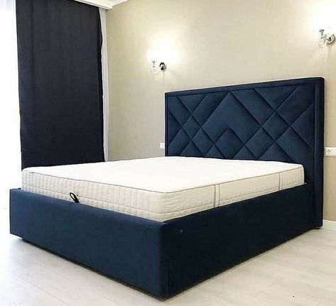 Bed Back Design, Bed Headboard Design, Bedroom Interior Design Luxury, Bed Design Modern, Bedroom Bed Design, Bed Furniture Design, Headboard Designs, Upholstered Bed Frame, Bedroom Decor Ideas