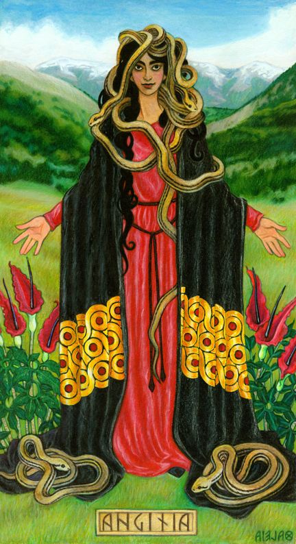 Angitia, Oscan Goddess of Snakes and Healing Snake Goddess, Oh My Goddess, Aleister Crowley, Roman Goddess, Sacred Feminine, Roman Mythology, Goddess Art, Gods And Goddesses, Divine Feminine