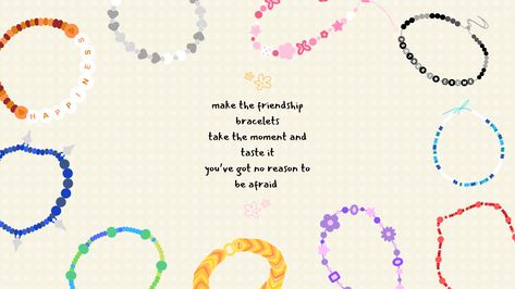 “make the friendship bracelets, take the moment and taste it, you’ve got no reason to be afraid.” taylor swift 2022©️
✧･ﾟ: *✧･ﾟ:* ✧･ﾟ: *✧･ﾟ:* #taylorswift #erastour #traviskelce #midnights #swiftie #taylorswiftwallpaper #desktopwallpaper #aesthetic #yokok #friendshipbracelets #trackfive #aesthetictaylorswift Eras Tour Wallpaper Laptop, Eras Tour Wallpaper Aesthetic, Taylor Swift Wallpaper Laptop, Taylor Swift 2022, Lap Wallpaper, Make The Friendship Bracelets, You're On Your Own Kid, Taylor Swfit, Ipad Kid