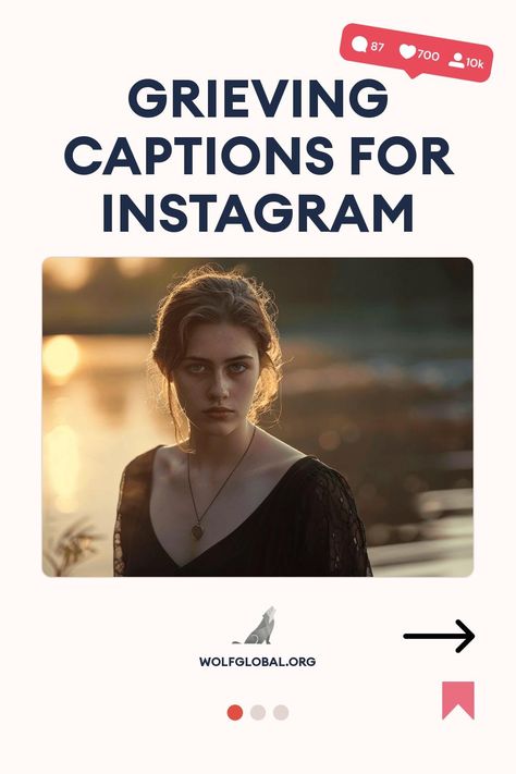 Promotional image for "Grieving Captions for Instagram" featuring a pensive woman with sunset background.
List of heartfelt remembrance phrases with check marks and a call-to-action button for more content.
Image of a smiling woman using a laptop with social media graphics, advertising Instagram engagement services. Your Feelings Are Valid, When Someone Dies, Share Your Story, Love Never Dies, Captions For Instagram, Losing Someone, The Feels, Instagram Captions, Your Soul