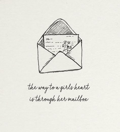 Hand And Envelope Tattoo, Love Letter Sketch, Mail Letter Tattoo, Mail Tattoo Letter, Snail Mail Tattoo, Letter Envelope Drawing, Envelope Drawing Doodles, Mailbox Tattoo, Love Letter Doodles