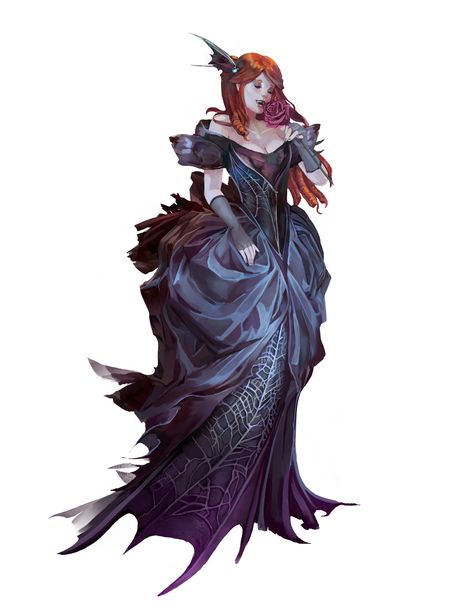 ArtStation - Vampire Character, Diana Martinez Diana Martinez, Character Female, Vampire Look, Victorian Vampire, Female Vampire, Dungeons And Dragons Art, Dnd Ideas, Survival Horror, Vampire Art