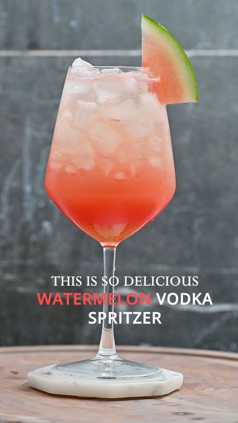 Watermelon Vodka Spritzer is a delicious cocktail, perfect for brunch! 🍉🍹 Honey adds the perfect touch to the watermelon and champagne combination. 🍯✨Ingredients:* 2 oz Stoli Vodka 🥃* 2 oz Watermelon Juice 🍉* 1 spoon Honey 🥄* 2 oz Prosecco 🍾Enjoy this refreshing drink! 🌞😊#cocktail #bar #bartender #bartenderlife #cocktailsrecipe #cheers #watermelonrecipe #watermelon #vodka #champagne #honey #watermelon cocktail #spritzer | Every Day Cocktail | Jeff Kaale · Cookie Stoli Vodka, Vodka Mixed Drinks, Watermelon Recipes, Watermelon Juice, Delicious Cocktails, Refreshing Drinks, Mixed Drinks, Vodka, Juice