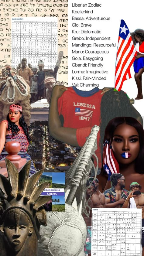 Merge of some Liberian traditions and a list of some ethnic groups. In collage consists  of 3 scripts kpelle, mende, and bassa, dialects spoken in Liberian. Liberia Africa, Liberian Girl, I Love Being Black, African Royalty, Liberia, Graphic Wallpaper, Africa Travel, West Africa, Brave