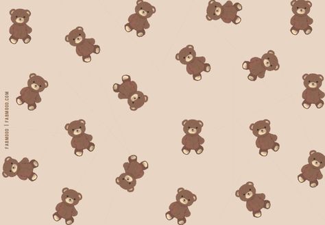 Teddy Bear Ipad Wallpaper, Iphone Wallpaper Teddy Bear, Laptop Wallpaper Aesthetic Brown, Wallpaper Teddy Bear Aesthetic, Cute Bear Wallpaper Aesthetic, Teddy Bear Wallpaper Laptop, Brown Wallpaper For Laptop, Aesthetic Brown Wallpaper For Laptop, Bear Wallpaper Ipad