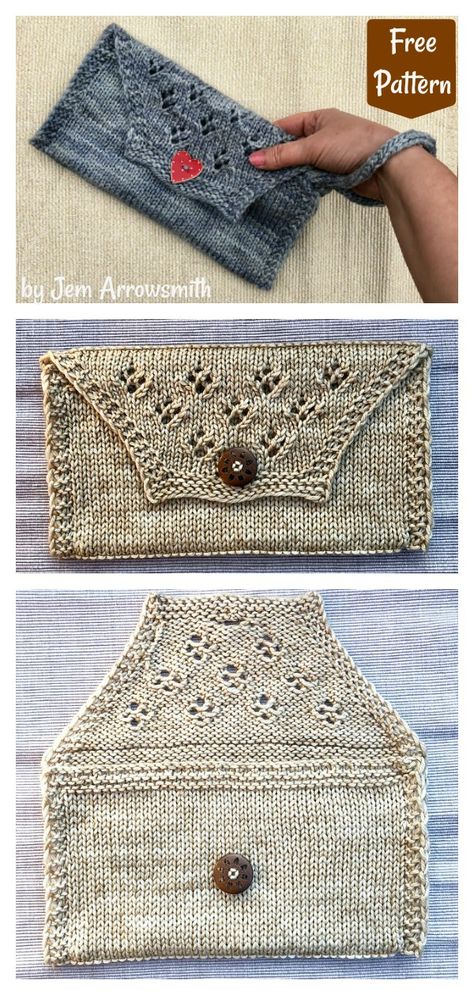 Diamond Lace Clutch Purse Free Knitting Pattern Popular Knitting Projects, Crochet Diaper Bag, Jeans Inspiration, Lace Purse, Lace Clutch, Knitting Terms, Knitting Lace, Fashion Knitting, Bag Tutorials