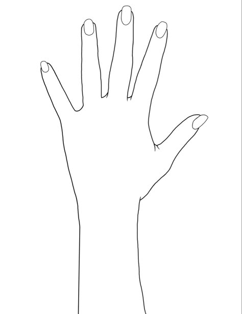 Body Reference For Tattoo, Printable Nail Art, Body Templates, Hand Outline, Stuff To Color, Body Outline, Tattoo On Hand, Body Template, Tattoo Outline Drawing