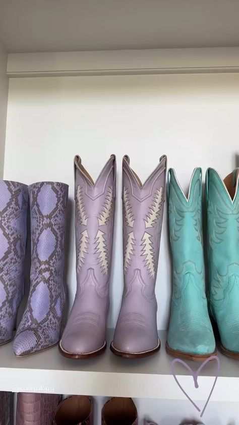 Purple Boots, Love Languages, Little Miss, Cowgirl Boots, Cowboy Boots, Dream Closet, Bones, Cowboy, Lavender