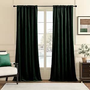 Room Darkening Window Treatments, Curtains Rods, Insulated Drapes, Window Curtains Bedroom, Geometric Curtains, Drapes For Bedroom, Long Drapes, Velvet Drapes, Rings Luxury