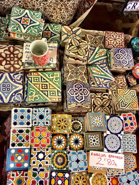 Moorish Tiles, Tile Artwork, Wooden Front Door Design, Creative Walls, Moroccan Tiles, Tile Inspiration, Tiles Design, Front Door Design, Moroccan Tile