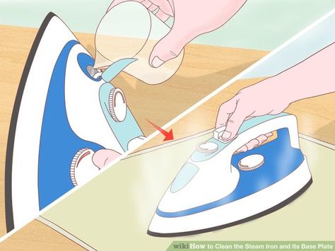 How to properly clean a steam iron Removing Wax From Carpet, Steam Iron Cleaning, Iron Cleaner, Hair Removal Wax, Remove Hair, Wax Hair Removal, Homemade Cleaning Products, Body Hair Removal, Diy Cleaners