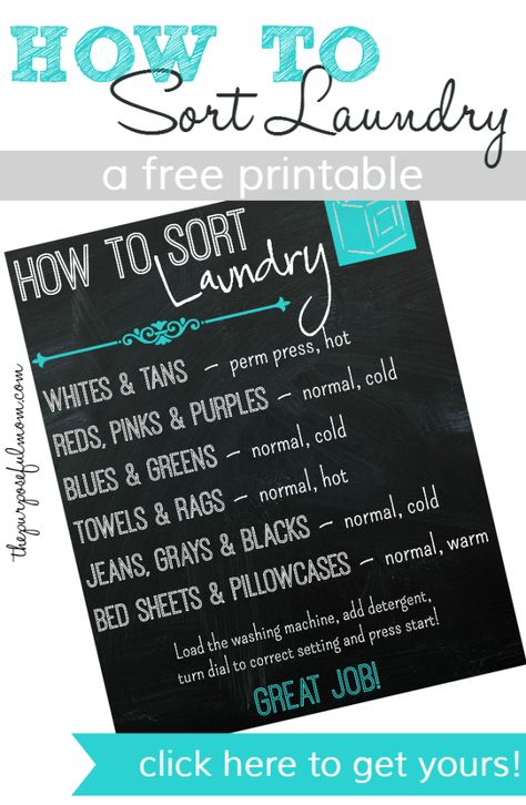 Download your free How to Sort Laundry printable to teach your kids how to sort laundry so they can do this chore independently! Laundry Chart, How To Sort Laundry, Cold Towels, Laundry Sorting, Laundry Tips, Laundry Mud Room, Cleaning Organization, Doing Laundry, Laundry Hacks