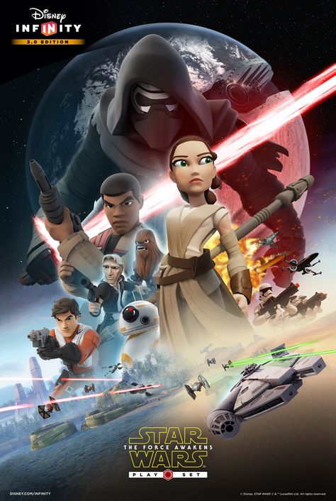 Force Awakens Poster, Disney Infinity Characters, Infinity Wallpaper, Star Wars 7, Concept Art Gallery, Infinity Art, Star Wars The Force Awakens, Disney Infinity, The Force Awakens