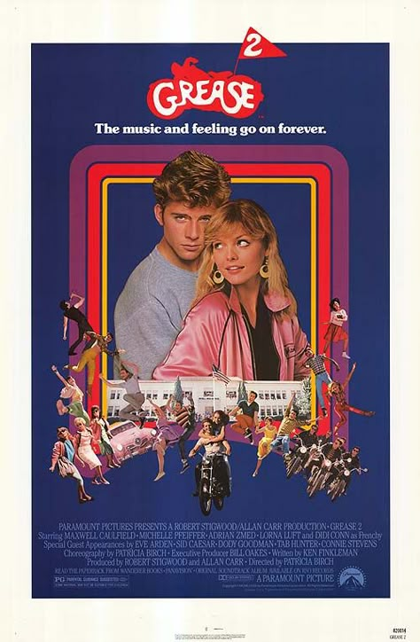 Grease Is The Word, Grease 2, Movie Musicals, Worst Movies, Michelle Pfeiffer, 80s Movies, Movie Buff, Paramount Pictures, My Favorite Movies