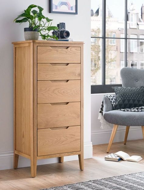 Ash Living Room Furniture, Tallboy Chest Of Drawers, Dressing Table With Drawers, Tall Chest Of Drawers, Bedside Furniture, Oak Bedroom Furniture, Bedroom Dressing Table, Oak Bedroom, Scandi Design