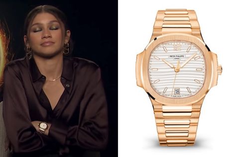 Zendaya's Watch Collection - From Rolex to Patek Philippe and Bulgari — Wrist Enthusiast Celebrity Watches Women, Rolex Outfit Women, Bulgari Watches Women, Rolex For Women, Patek Philippe Women, Golden Watch Women, Trendy Watches Women, Omega Watch Women, Bulova Watches Women