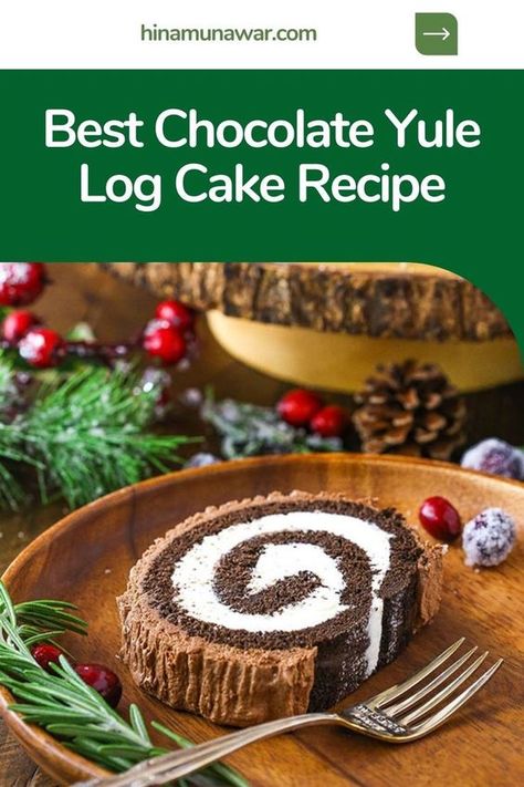 Log Cake Recipe, Christmas Log Cake, Yule Log Cake Recipe, Yule Log Recipe, Christmas Yule Log, Chocolate Log, Chocolate Yule Log, Chocolate Roll Cake, Yule Log Cake