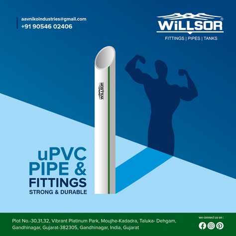 uPVC Pipe & Fitting... #willsor #willsorplasto #pvcpipe #pvc #instagood #pvcpants #instagram #pvcleggings #pvcfashion #getyourpvc #pipe #plumbing #hdpepipe #plumber #upvcpipes #cpvcpipes #construction #upvc #conduitpipe #pprpipes #pipemanufacturer #plumbingpipes #rainpipe #drillingpipe #agriculture #industrial #residential #india #2k23 Pvc Pipes Creative Ads, Ads Photography, Product Post, Car Advertising Design, Design Campaign, Ad Photography, Plumbing Accessories, Photoshop Tutorial Typography, Real Estate Marketing Design