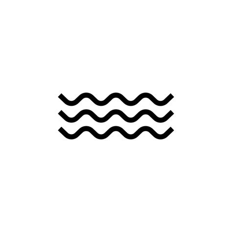 Wave Symbol, Lake Shirts, Wave Icon, Waves Symbol, Waves Icon, Waves Line, Home Icon, Vector Png, Minimalist Prints