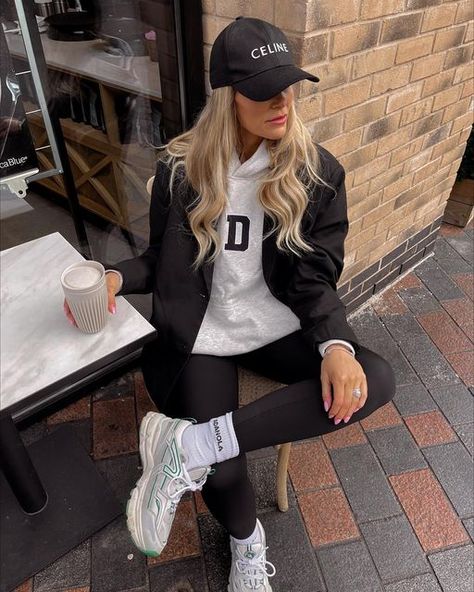 Georgina Patient on Instagram: "Sunday Coffee run look 🖤 Swipe for tulips 💐 Outfit look will be linked over in my stories and remember to save for inso💋" Celine Hat Outfit, Tulips Outfit, Celine Hat, Baseball Hat Outfit, Sunday Coffee, Hat Outfit, Spring Outfit Ideas, Coffee Run, Outfits With Hats