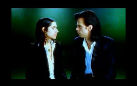 nick cave and pj harvey in "henry lee" music video Henry Lee, Brian Molko, Pj Harvey, The Bad Seed, Nick Cave, Gillian Anderson, Storm Clouds, Real Life Stories, American Dream