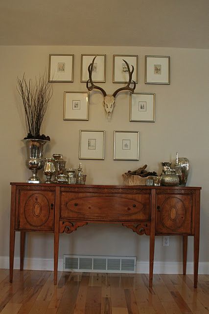 Hunting Decor Living Room, Deer Mount Decor, Deer Skull Decor, European Mounts, Deer Head Decor, Deer Heads, Antler Decor, Deer Mounts, Antler Wall