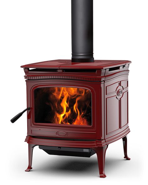 Alderlea T5 Classic LE – Pacific Energy Cord Wood, Wood Insert, Sunset Red, Wood Pedestal, Gas Heating, Red Wood, Wood Fireplace, Fireplace Design, Wood Burning Stove