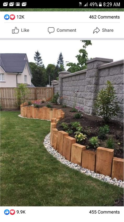 Shared House, Diy Planters Outdoor, Modern Front Yard, Backyard Garden Landscape, Edging Ideas, Rock Garden Landscaping, Vegetable Garden Design, Front Yard Garden, Landscaping Tips