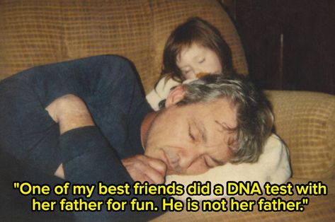 21 People Who Have Wiiiiild Horror Stories From DNA Tests Like 23andMe — BuzzFeed Conversation Starter Questions, Buzzfeed Articles, Sperm Donor, 23 And Me, Ignorance Is Bliss, Half Siblings, Ancestry Dna, Biological Father, My Grandmother