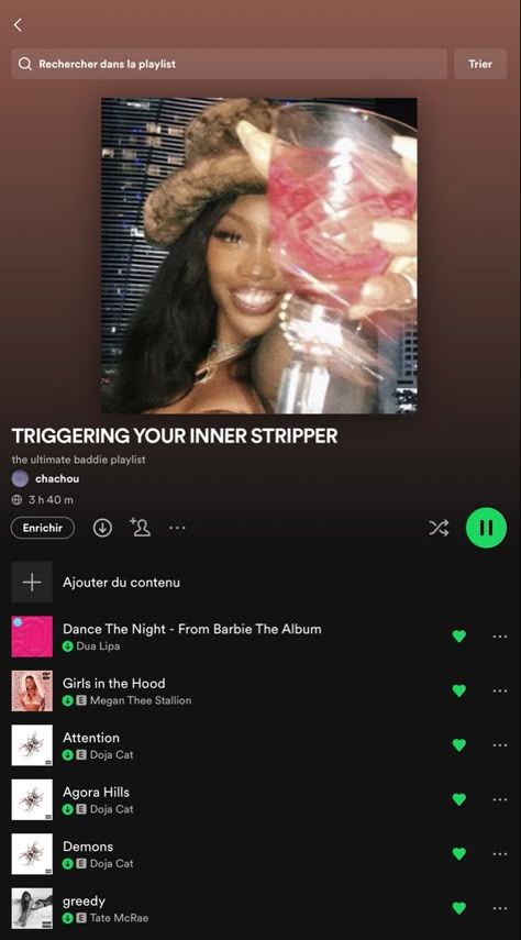 Spotify playlist| baddie playlist| bad bitch energy | playlist inspo Baddie Playlist 2023, Baddie Spotify Covers, Baddie Spotify Playlist, Playlist Baddie, Baddie Songs, Baddie Playlist, Vibe Playlist, Good Playlists, Best Spotify Playlists